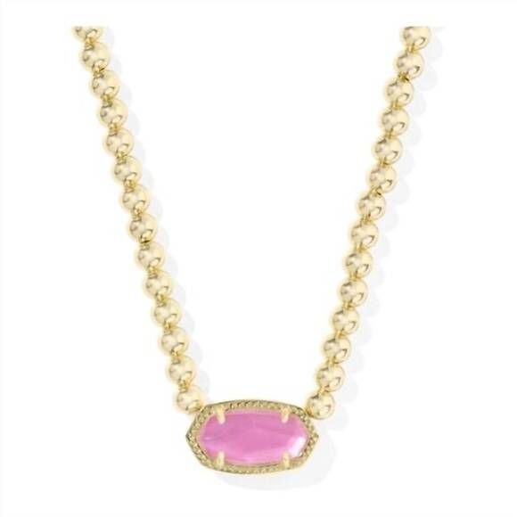 KENDRA SCOTT Jewelry - NEW KENDRA SCOTT elisa beaded necklace in gold azalea illusion